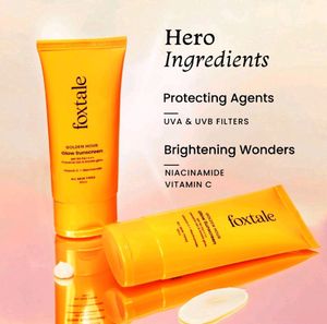 2 Pack ❤️ Foxtale Glow Sunscreen 🌞