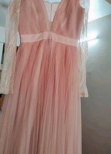 Elegant Pink Ethnic Gown