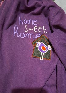 Big Bazar Purple Hoodie