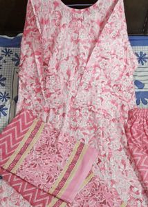 Elegant Pink Kurta Set In 5XL