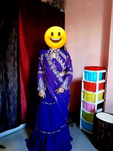 Stitched Lehnga Choli With Attached Duppata