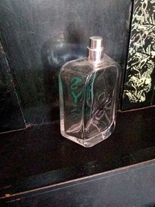 empty perfume glass bottle