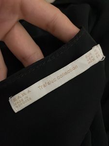 Zara Wrap Y2k  Blouse Top Black