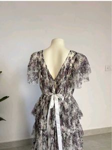 Purple Mesh Dress