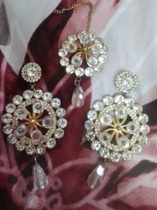 Jewelry Set: Earrings, Ring, Necklace, Pendant
