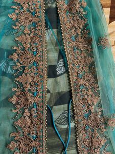 Beautiful Long  Shrug With Embroidery