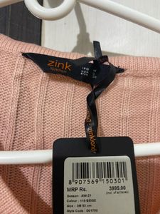 Zink Ribbed Sleeveless Tunic Dress