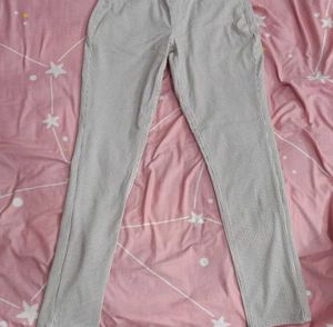 Go Colors White Office Pants