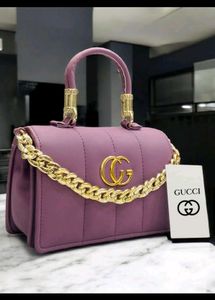 Gucci Inspired Lavender Top Handle Bag