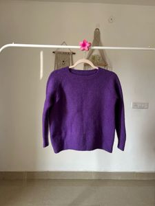 Purple Knit Sweater
