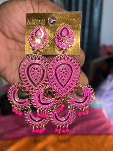Pink And Golden Mix Earning For Girl