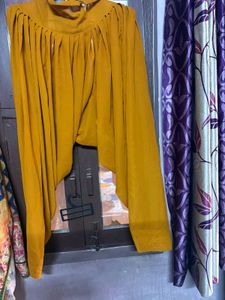 Mustard Kurta Set