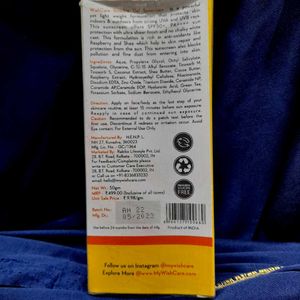 Wishcare invisible gel Sunscreen 50pa+++