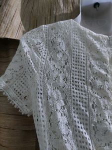 Elegant White Lace Top