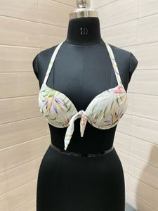 H&amp;M Imported Floral Bikini Top