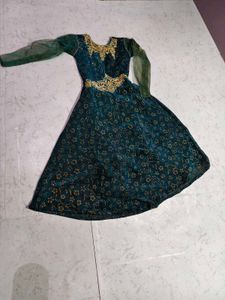 Today&#39;s Sell 🎉🎉🎉 Teal Embroidered Anarkali Suit