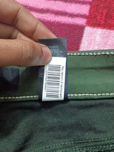 Green Women Shorts Half Pant