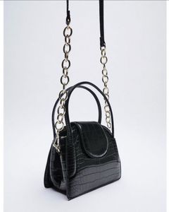 Zara Croc Embossed Bag