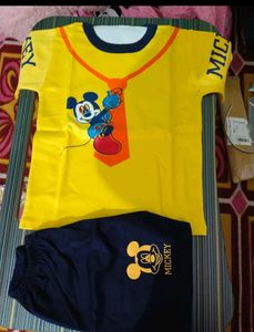 Mickey Mouse Kids T-Shirt &amp; Shorts Set