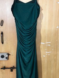 Emerald Green Maxi Slip Dress