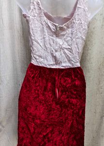 Red Velvet Dress