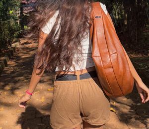 Brown Leather Hobo Bag