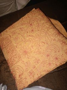 Mustard Chikenkari Kurta