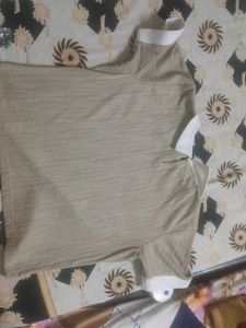 Stylish Collared Short Sleeve Top