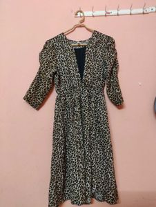 Leopard Printed Frock