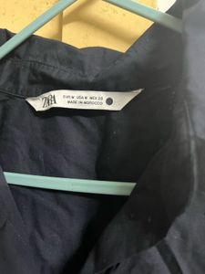 Zara Knot Style Asymmetric Shirt