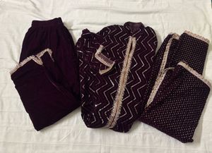 🆕Designer Velvet Pakistani Suit Set