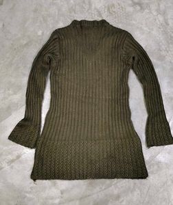 Ribbed Knit Sweater Tunic