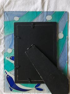 Dolphin Glass Photoframe