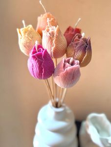 Tulip Flower Candles