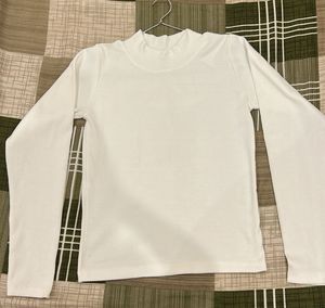 White Full Sleves Top (xs-s)
