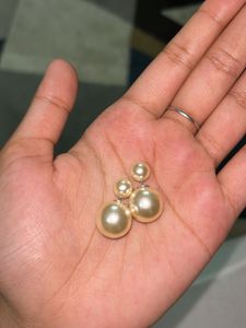 Cute White Pearl Studs
