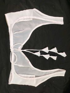 sheer georgette blouse non padded