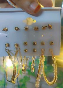 Western 9 Pair Combo Earings Set 😍✨