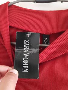 Zara Rust Winter Dress