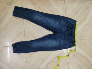 Denim Jogger Pants