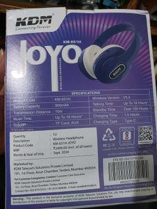 Kdm Joyo  Wireless Headphones