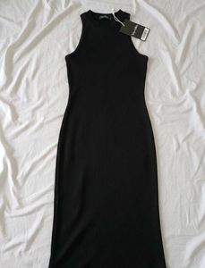 With tag Black Bodycon Midi Dress