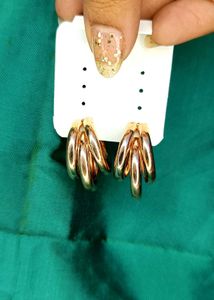 Rose Gold Hoops