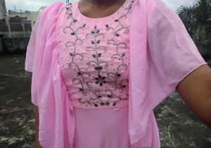 Pink Ethnic Gown