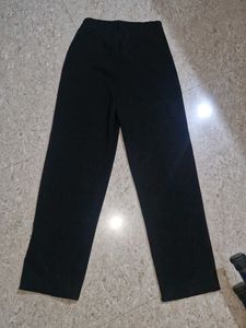 Wide Leg Black Trousers