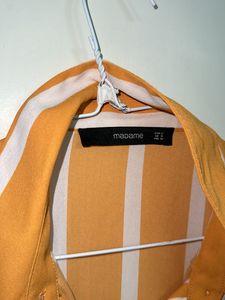 Madame Yellow Striped Top