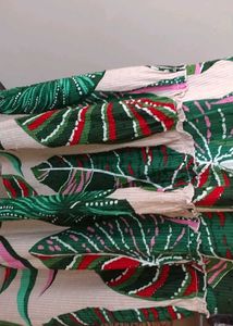 Tropical Print Maxi Skirt