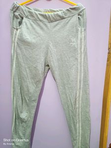 Woman Striped Grey Tracksuit