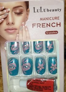 Artificial Nails With Nail Glue