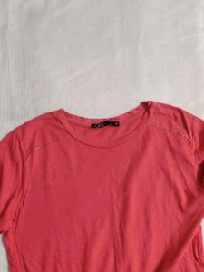Coral Long Sleeve Top